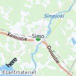 Peta lokasi: Simo, Finlandia