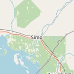 Peta lokasi: Simo, Finlandia