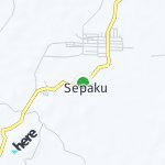 Peta lokasi: Sepaku, Indonesia untuk keperluan jadwal sholat