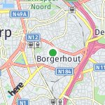 Peta lokasi: Borgerhout, Belgia