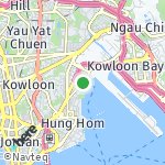 Peta wilayah To Kwa Wan, Hong Kong-Cina