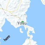 Peta lokasi: Yosu, Korea Selatan