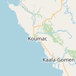 Peta lokasi: Koumac, Kaledonia Baru