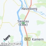 Peta lokasi: Sandau (Elbe), Jerman