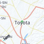 Peta lokasi: Toyota, Jepang