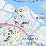 Peta lokasi: Punggol, Singapura