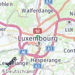 Peta lokasi: Luksemburg, Luksemburg