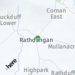 Peta lokasi: Rathdangan, Irlandia