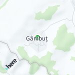 Peta lokasi: Gâmbut, Rumania
