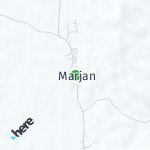 Peta lokasi: Marjan, Arab Saudi