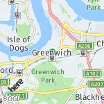 Peta lokasi: Greenwich, Inggris Raya