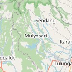 Peta lokasi: Pagerwojo, Indonesia untuk keperluan jadwal sholat