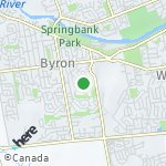 Peta wilayah Byron, Kanada
