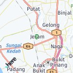 Peta lokasi: Jeram, Malaysia