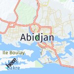 Peta lokasi: Abidjan, Pantai Gading