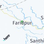 Peta lokasi: Phridpur, Bangladesh