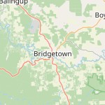 Peta lokasi: Bridgetown, Australia