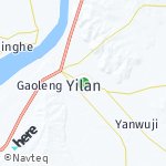 Peta lokasi: Yilan, Cina