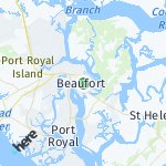 Peta lokasi: Beaufort, Amerika Serikat