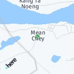 Peta lokasi: Mean Chey, Kamboja