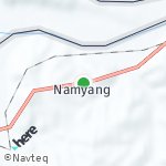 Peta lokasi: Namyang, Republik Demokratik Rakyat Korea