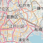 Peta lokasi: Edogawa, Jepang