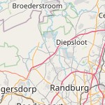 Peta lokasi: Randburg, Afrika Selatan