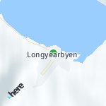 Peta lokasi: Longyearbyen, Svalbard