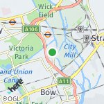 Peta lokasi: Bow, Inggris Raya