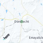 Peta lokasi: Dordrecht, Afrika Selatan