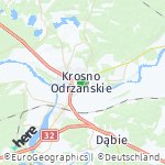 Peta lokasi: Krosno Odrzańskie, Polandia