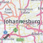 Peta lokasi: Johannesburg, Afrika Selatan