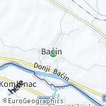 Peta lokasi: Baćin, Kroasia