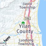 Peta lokasi: Yilan City, Taiwan