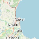 Peta lokasi: Napier, Selandia Baru