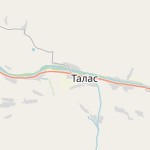 Peta lokasi: Talas, Kirgistan