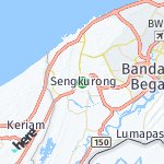 Peta lokasi: Sengkurong, Brunei Darussalam