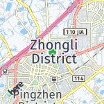Peta lokasi: Zhongli District, Taiwan