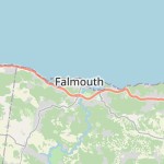 Peta lokasi: Falmouth, Jamaika