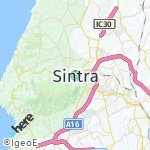 Peta lokasi: Sintra, Portugal