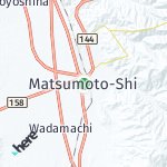 Peta lokasi: Matsumoto-Shi, Jepang