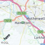 Peta lokasi: Hamilton, Inggris Raya