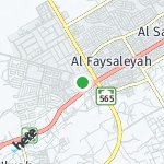 Peta lokasi: Rawdah, Arab Saudi