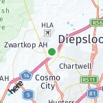 Peta lokasi: Centurion, Afrika Selatan