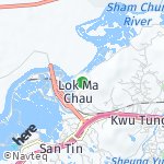 Peta lokasi: Lok Ma Chau, Hong Kong-Cina