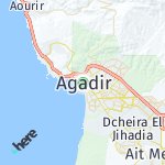 Peta lokasi: Agadir, Maroko