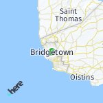 Peta lokasi: Bridgetown, Barbados