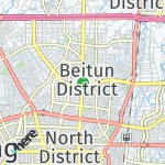 Peta lokasi: Beitun District, Taiwan