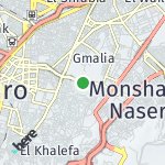 Peta lokasi: El Azhar, Mesir