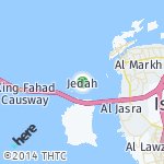 Peta lokasi: Jedah, Bahrain